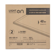 Панель ультратонкая светодиодная LightPhenomenON LT-UTP-01-IP40-40W-4000К - Светильники - Для общественных зданий - omvolt.ru